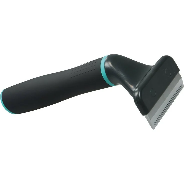 Zolux Unterwollharke Hunde Unterwoll Harke - entfernt sehr effektiv lose Haare, Metall, für Hunde und Katzen