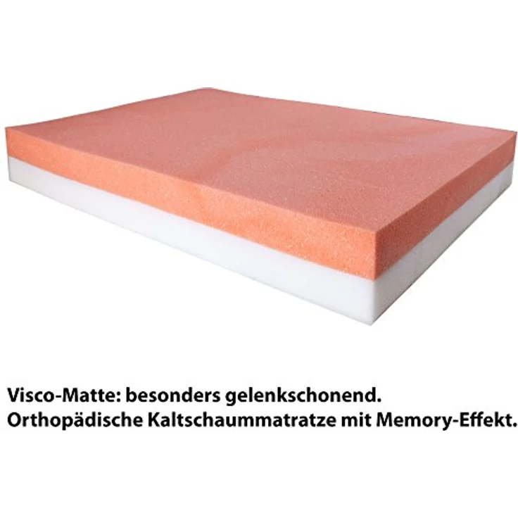 CopcoPet Rocco Orthopädisches Visco Hundebett Hundesofa Wendebett Kunstleder S 70x55cm Dunkelbraun, Wasser- und schmutzabweisend, mit erhöhtem Rand (35 cm) – Bild 3