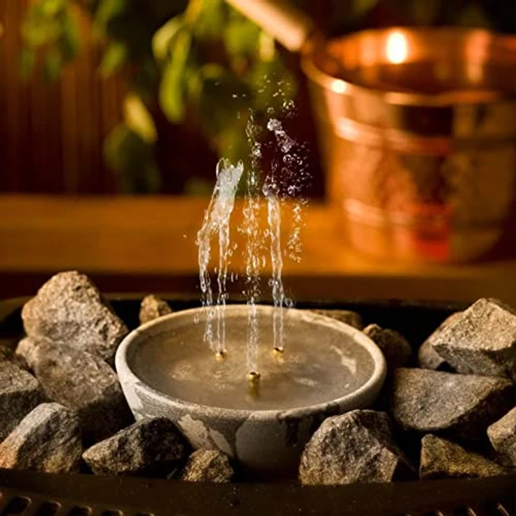 Hukka - Saunamaestro Sauna Springbrunnen aus Speckstein – Bild 3