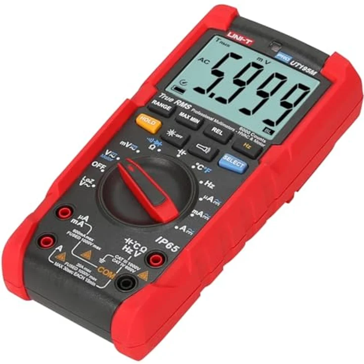 UNI-T Professional Multimeter UT195M, True-RMS Digital-Multimeter mit schützender IP65 und Fallsicherheit – Bild 7