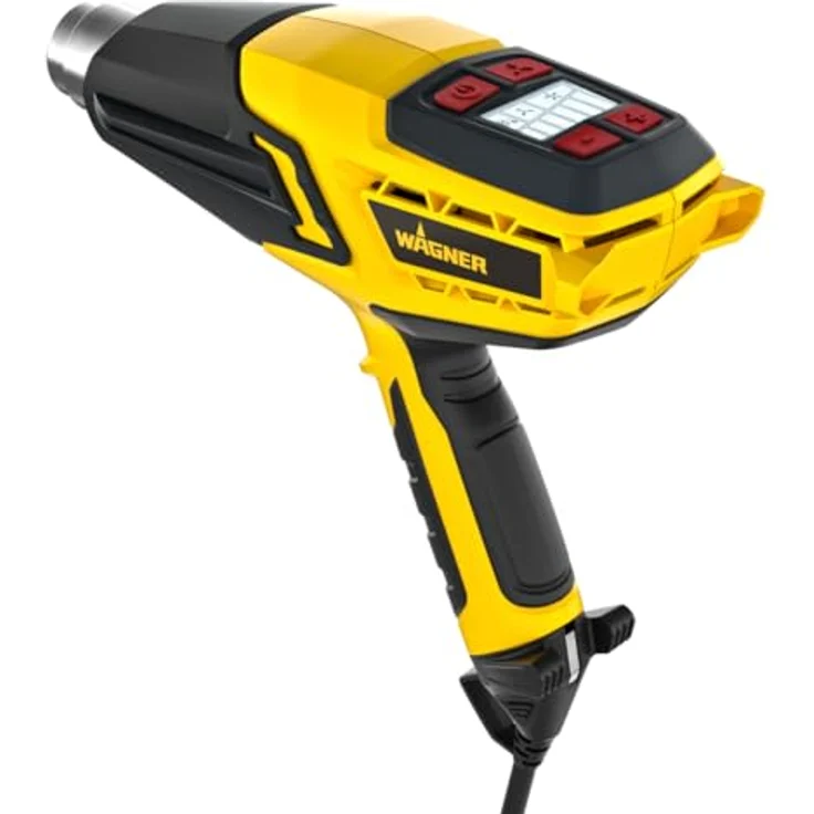 WAGNER Heißluftpistole FURNO 500 - max. 600°C, 2000 W, Luftmenge 800 l-min, ergonomischer Handgriff inkl. Zentrier- und Abstrahldüse & LED-Anzeige – Bild 2
