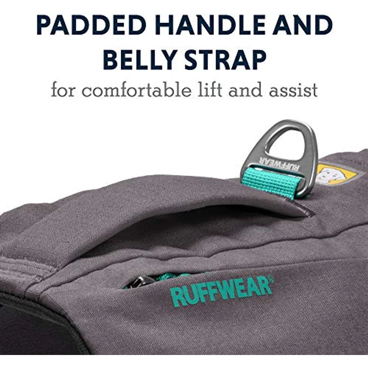 RUFFWEAR Hundegeschirr mit Taschen, Switchbak, Ganztägiger Komfort mit Eingebauten Taschen Für Kurze Tagesausflüge und Alltägliche Aktivitäten, Große bis Sehr Große Hunderassen, Granite Gray – Bild 5