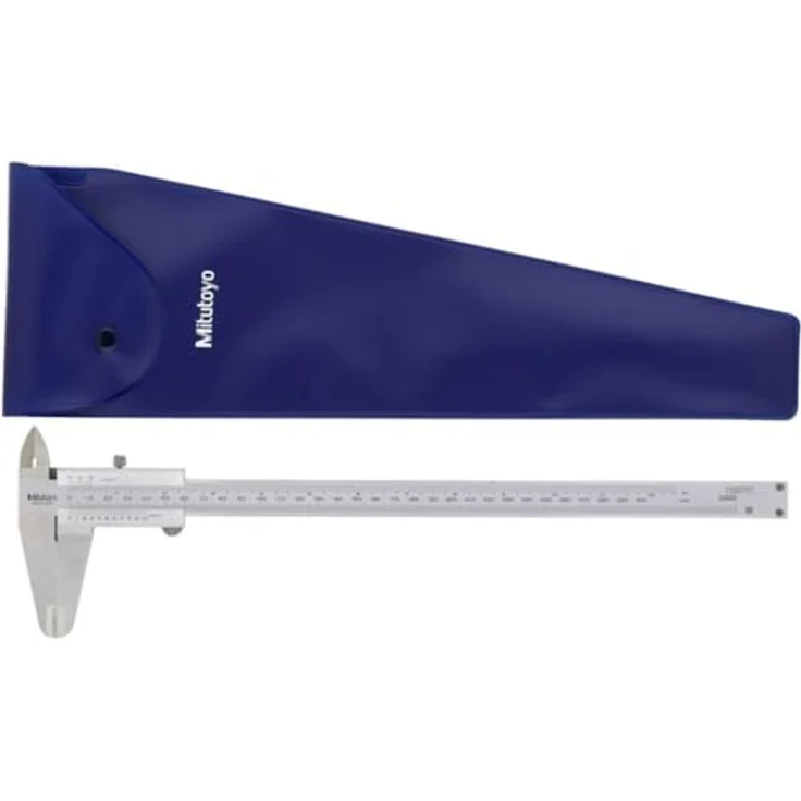 MITUTOYO 530-114 530-104 Präzision-Messschieber mit Feststellschraube DIN 862 0-200 mm – Bild 3