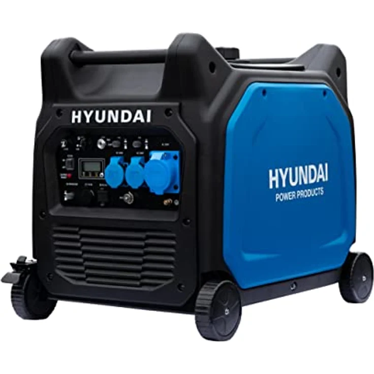 HYUNDAI Inverter-Generator HY6500SEi D (Inverter Stromerzeuger, Benzin Generator mit 6.5 kW Maximalleistung, Notstromaggregat, Stromaggregat) – Bild 1