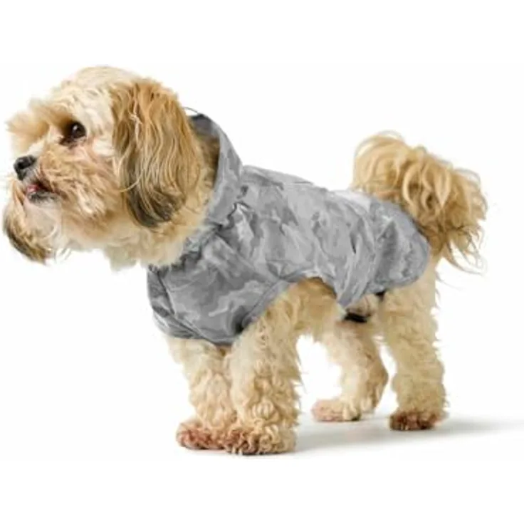 Hunter Regenjacke für Hunde, grau, 25 cm