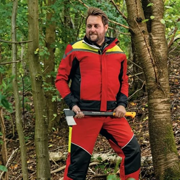 Elysee Esche Waldarbeiter Softshell-Jacke, atmungsaktiv, wind- und wasserdicht, Größe M – Bild 4