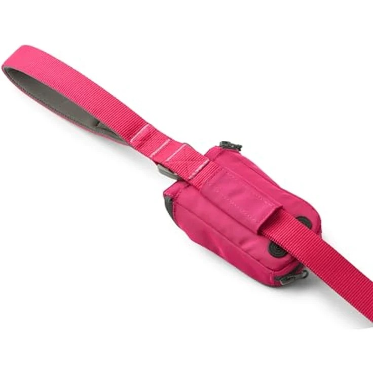 DOG Copenhagen Urban Trail 3.0 Leine, 160 cm, Wild Rose, mit Pouch Organizer und reflektierendem Besatz – Bild 5
