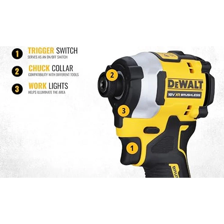 DeWalt CORDLESS IMPACT DRIVER DCF850N-XJ 18V – Bild 4