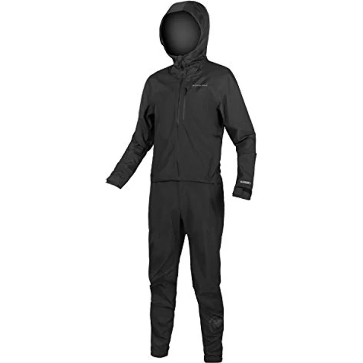 Endura SingleTrack, Herren Velojacke aus wasserdichtem ExoShell20 Material, Schwarz, Größe M – Bild 1