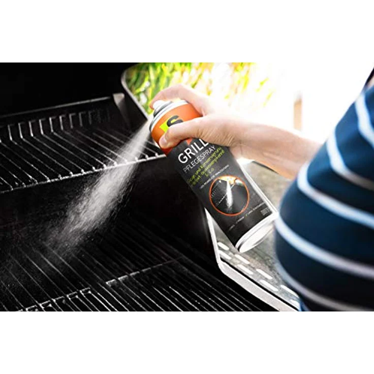 Spraytive Grill-Pflegespray 3 x 500ml - BBQ Reiniger für Edelstahl und Gusseisen, Antihaft- und Konservierungsspray für Weber Grills und Plancha Grills, 100% pflanzlich, Made in Germany – Bild 3