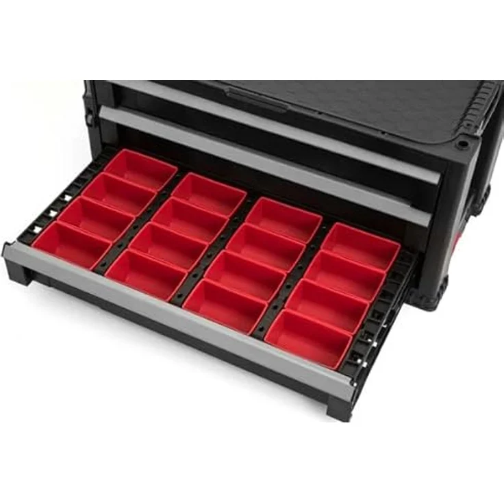 Keter Werkzeugwagen mit 3 Schubladen, 59 x 29 x 26 cm – Bild 5
