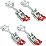 4er Set JUNKER Spannverschluss M6 (Haltekraft 220kg, abschließbar) Stahl verzinkt verstellbarer Kistenverschluss - Preisvergleich