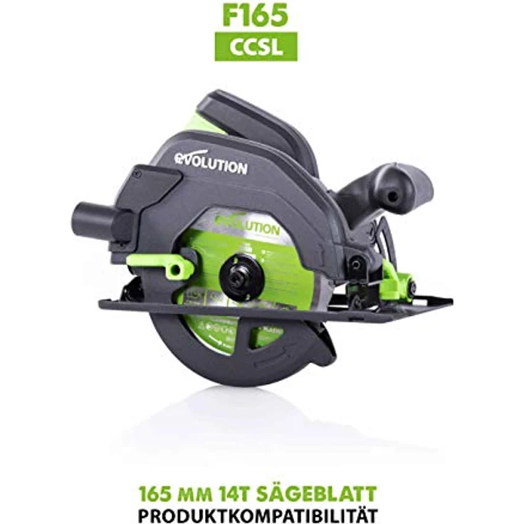 Evolution Power Tools - FURY Mehrzweck-Sägeblatt mit Wolframkarbidbeschichtung, 165 mm – Bild 7