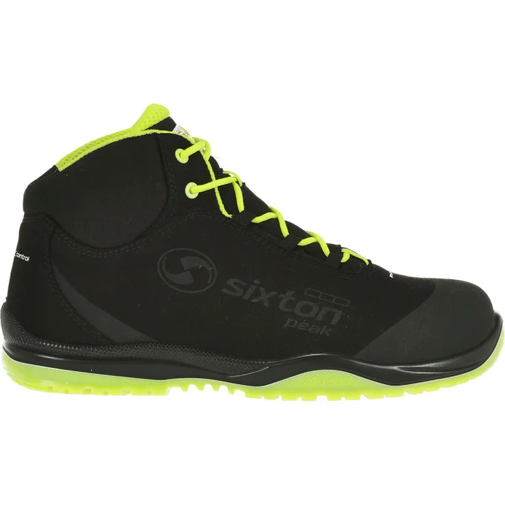 Sixton Ritmo Cuban High S3 Sicherheitsstiefel, atmungsaktiv, wasserabweisend, ESD SRC, Größe 43