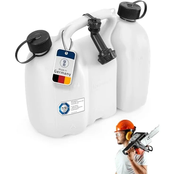 hünersdorff Doppelkanister, Profi 6+3 L, natur, 17.0x36.2x29.8 cm, 9 L, 804900 – Bild 9