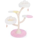 COSTWAY Kratzbaum mit 2 Liegeflächen & 2 Plattformen & Spielball, 123cm hoch