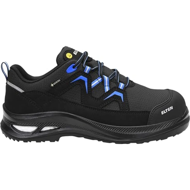 ELTEN FRY XXG Pro GTX black-blue Low ESD S3 HI CI Arbeitsschuh mit GORE-TEX und WELLMAXX Sohle – Bild 2