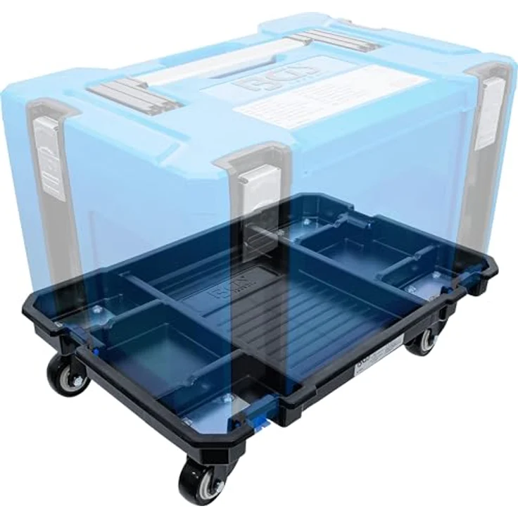 BGS Werkzeugkoffer Systemkoffer-Rollbrett für Systemkoffer, robust und mobil – Bild 1