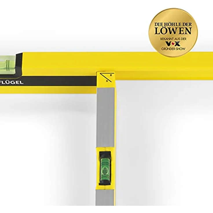 FLÜWA Wasserwaage - 80 cm - schwarz-gelb – Bild 6