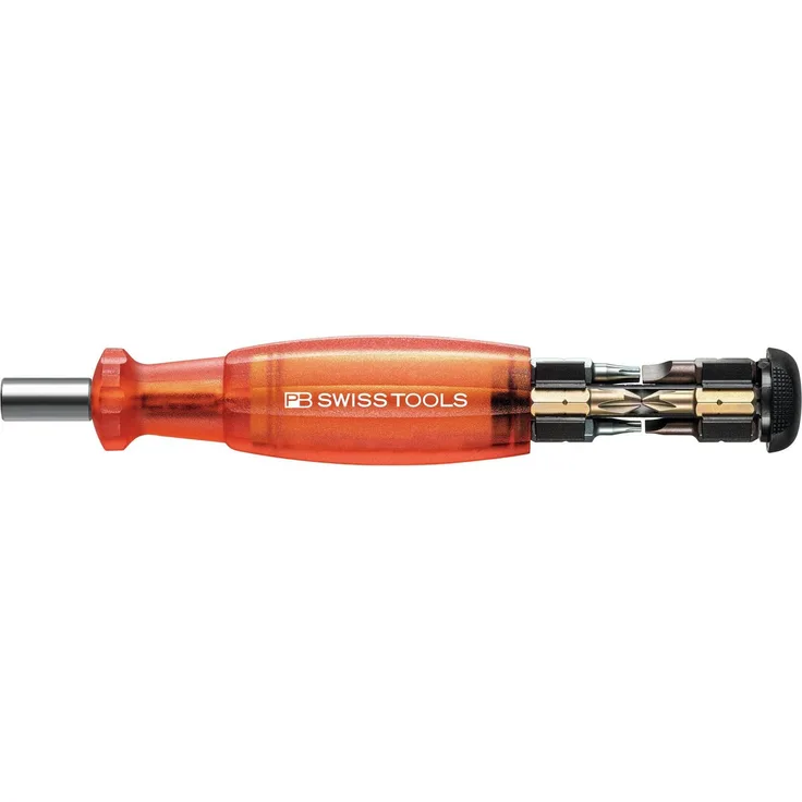 PB Swiss Tools Magazin-Bithalter rot 8-teilig Schlitz, PH, TX