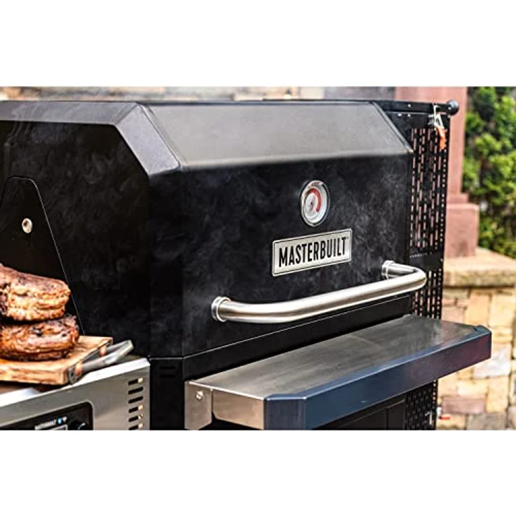 Masterbuilt Holzkohlegrill + Smoker Gravity FED 1050 Grill, schwarz – Bild 5