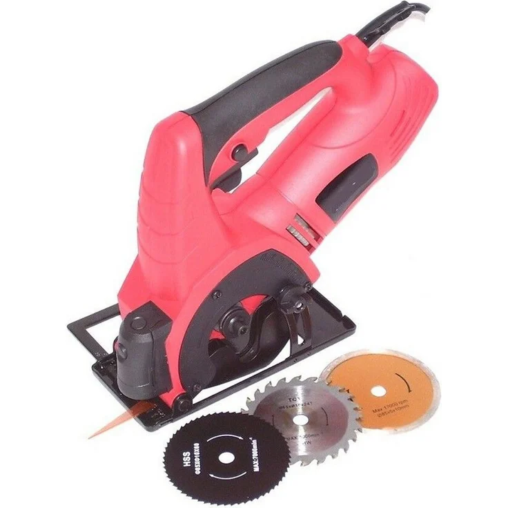 Apex Mini-Handkreissäge 600W Laser 22mm - Kompakte Kreissäge mit Schnitttiefe bis zu 22 mm und rotem Schnittlaser, inkl. Systemkoffer – Bild 1