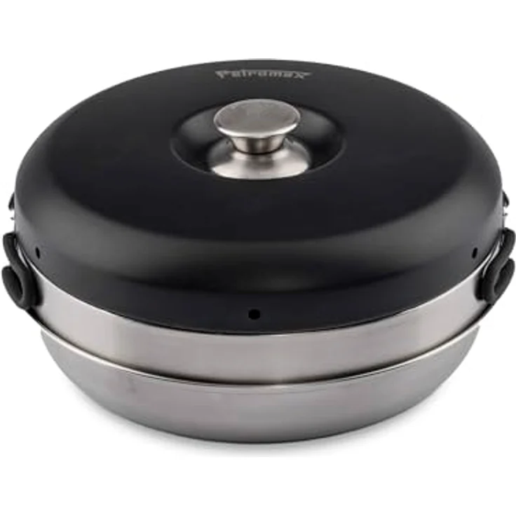 Petromax Feuerstelle Petromax Dimego Camping Backofen Mini-Backofen mit Ober-, Unter- und Seitenhitze, Edelstahl – Bild 2
