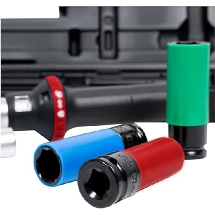 Stier Drehmomentschlüssel 1/2 Zoll, Rad-Montage-Set 40 - 200 Nm, 5-teilig mit hochpräziser Auslösegenauigkeit, Umschaltfunktion und Kalibrierzertifikat – Bild 7