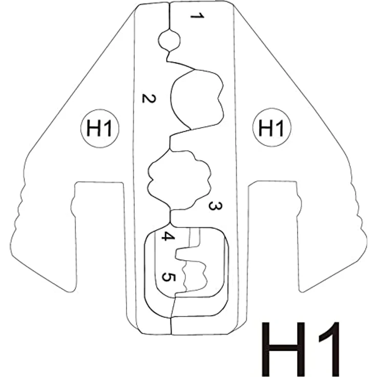 TOOLCRAFT PLE-0H1 Crimp-Einsätze für Zündkerzenstecker, Quetschbereich bis 1 mm² (max) – Bild 3
