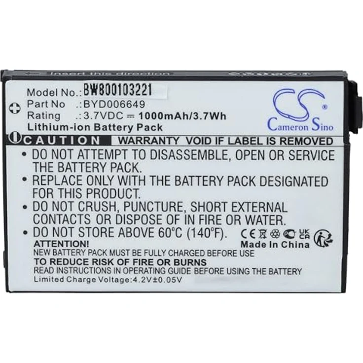 Vhbw Akku Ersatz für NUK LI-01, 1000mAh, 3,7V Li-Ion für Babyphone Babytalker – Bild 3