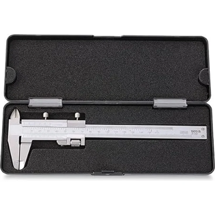YATO YT-7200 Analoges Messgerät, Messschieber aus rostfreiem Stahl, 15 cm Messbereich – Bild 6