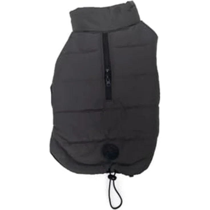 Designed By Lotte Hundepullover Zhanti - Hundemantel - Grau - 28 cm, wasserdicht, Samt gefüttert, elastische Beinschnüre – Bild 6