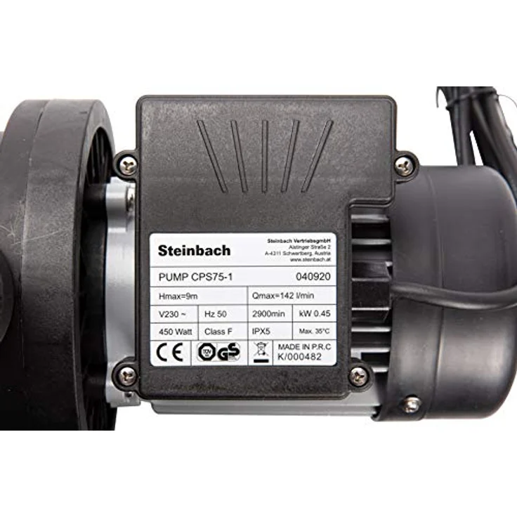 Steinbach Filterpumpe SPS 75-1 Pumpe, schwarz Filterpumpe – Bild 6