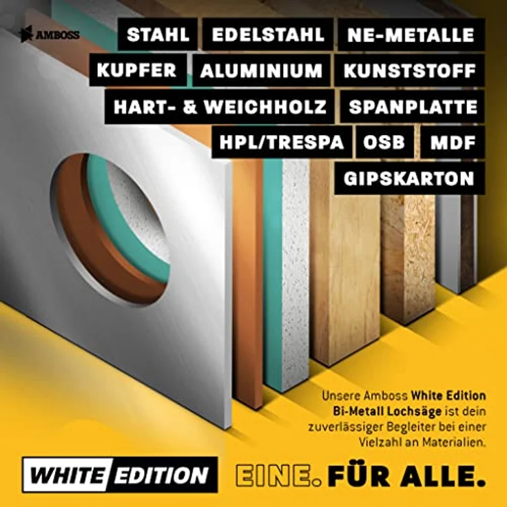 52 mm Amboss Bi-Metall HSS M42 Lochsäge – Bild 7