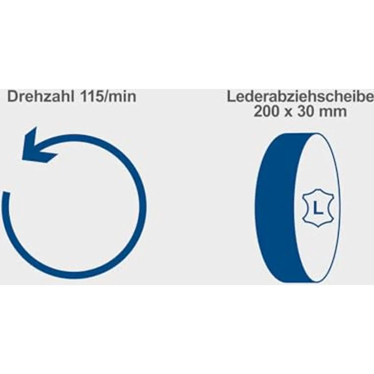 Scheppach Nass-Schleifsystem Tiger 7000s inkl. Homekit | Schleifmaschine 200W Induktionsmotor Schleifstein 250 x 50 mm 220k | Vorrichtung 40/60/70 | Abziehpaste | Steinpräparierer | Winkellehre – Bild 4