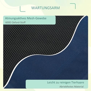 Erhöhtes Hundebett Mit Netzgewebe – Wasserabweisend, Kühlend & Rutschfest, Für Hunde Bis 36 Kg, 84,6 Cm