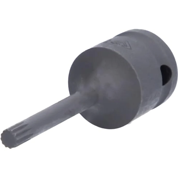 Brilliant Tools Kraft-Bit-Stecknuss XZN M6, 1/2" Innenvierkant-Antrieb, Chrom-Molybdän-Stahl, phosphatiert, 78 mm Länge – Bild 1