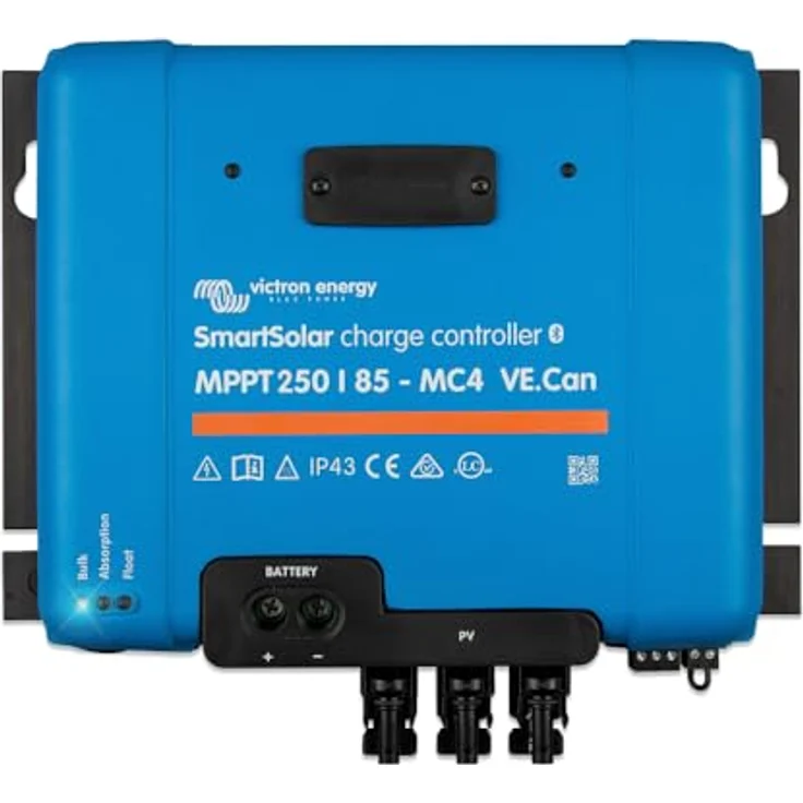 Victron Energy SmartSolar MPPT MC4 kompatibler VE.Can Laderegler (Bluetooth), 250V 85A 12/24/36/48-Volt - Solar Laderegler – Bild 1