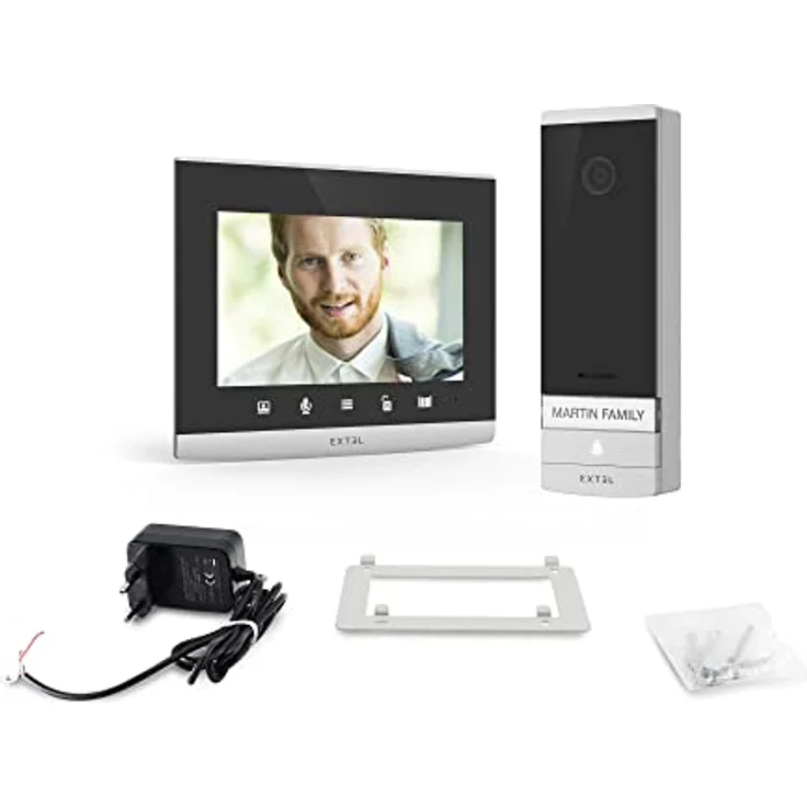 Extel Video-Türsprechanlage "CONNECT2″ Türsprechanlage Video (Beleuchtetes Namensschild, mit Bildspeicher) – Bild 7
