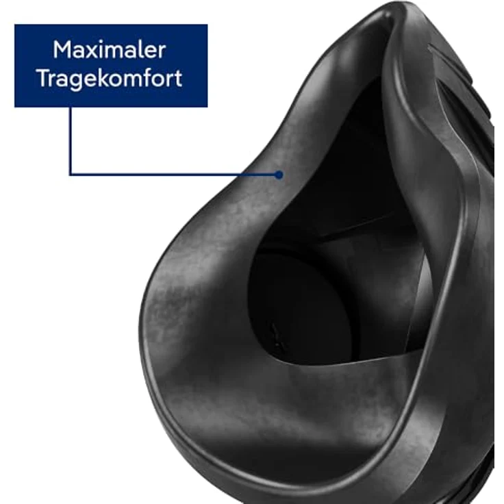 Dräger X-plore 3500 Halbmaske , Gr. L , Mehrweg Atemschutz-Maske für den Einsatz mit wechselbaren Bajonettfiltern – Bild 6