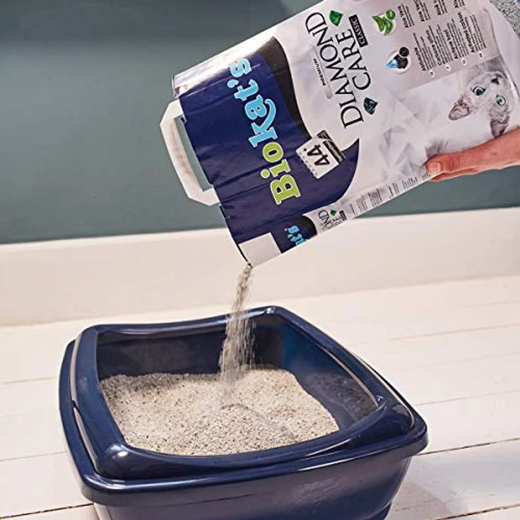 Biokat's Diamond Care Classic ohne Duft - Feine Katzenstreu mit Aktivkohle und Aloe Vera - 1 Sack (1 x 8 L) – Bild 5