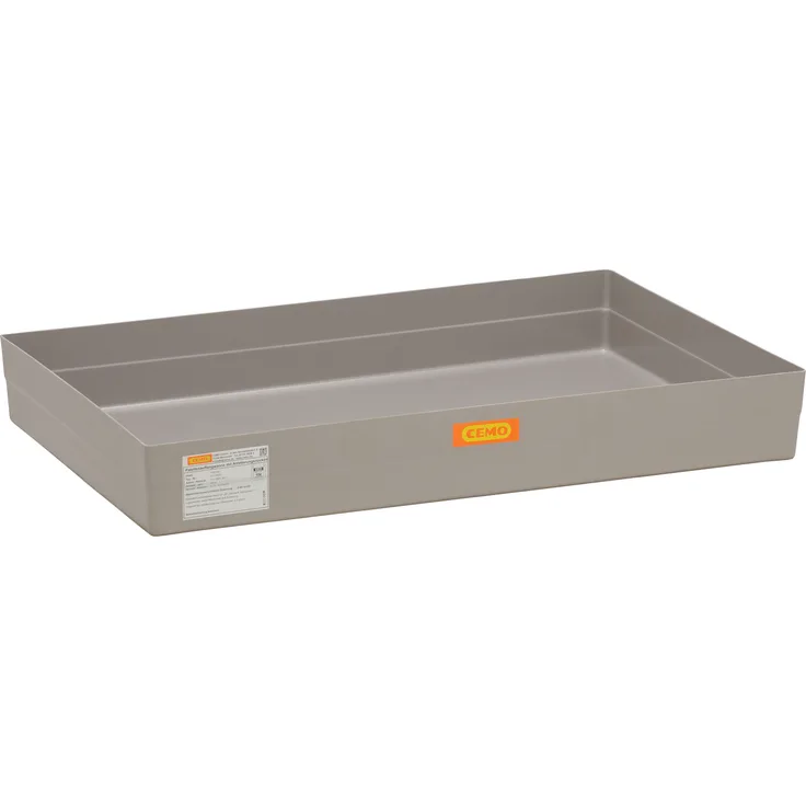 Cemo Auffangwanne 150 l, B x H x T: 120 x 20,8 x 80 cm, Palettenausführung mit Arretierungsnocken, ohne Zulassung, 10383