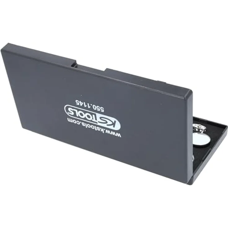 KS Tools Flexibler Inspektions-Spiegel-Satz 5tlg., Teleskop-Haltegriff 172-640 mm, 3 flexible Spiegel, Magnet bis 3,6 kg, inkl. 3 LR44 Batterien in Kunststoffbox – Bild 4
