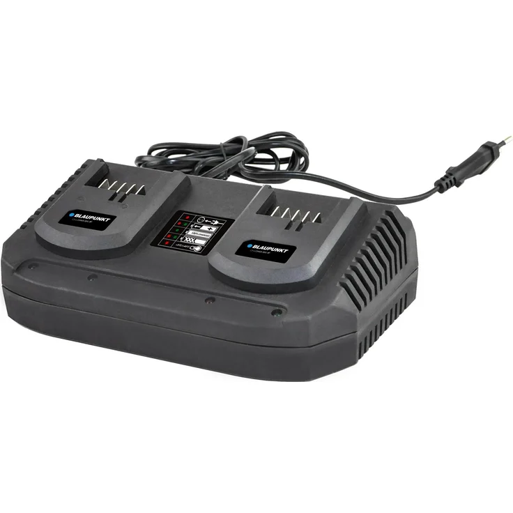Blaupunkt Pikalaturi BP1835, 18V Fast Charger mit 2x3,5A Ausgang für Li-Ion Akkus