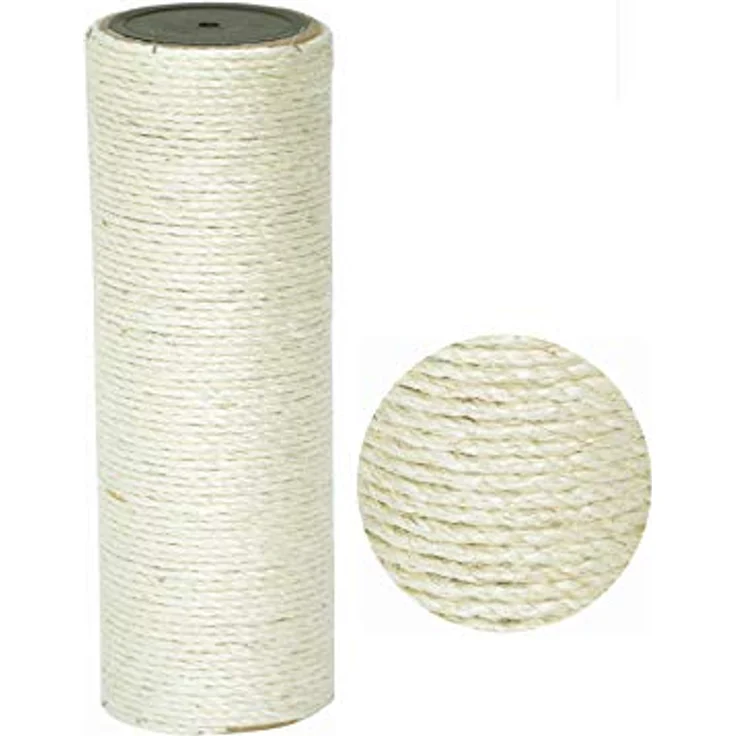 nanook Kratzbaum Ersatzstamm Sisalstamm - Durchmesser 11 cm Ø für Gewinde M8 - Länge 30 cm, passend für nanook Progamm Kratzbäume - Hartpappe / Sisal - 6 mm Sisaldicke – Bild 1