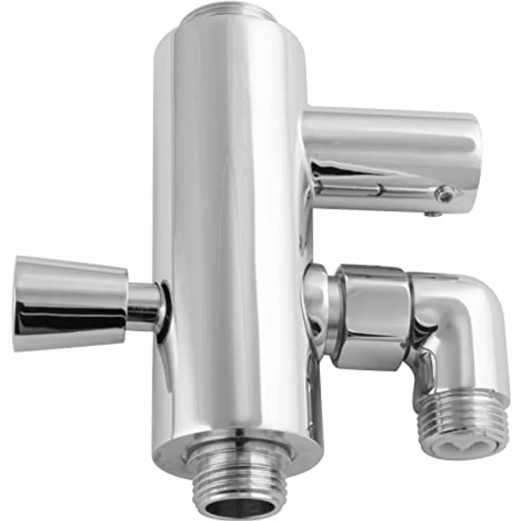 PaulGurkes Duscharmatur PG2M, massives Messing mit hochwertiger Verchromung, stufenlos verlängerbar bis 30 cm, Wandarm Ausladung 36,5 cm – Bild 4