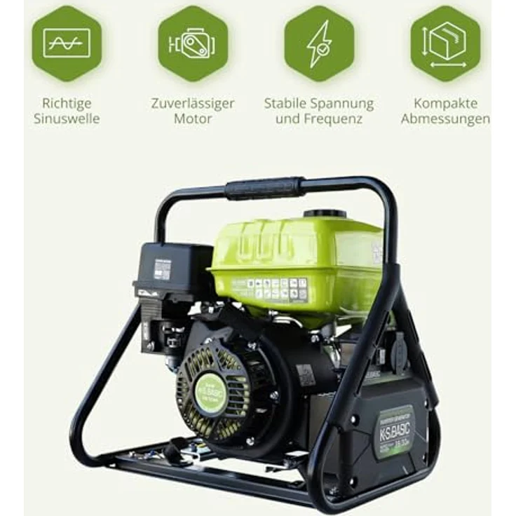 Könner & Söhnen Inverter Generator KSB 31i, 3,0 kW, kompakt und mobil mit 100 % Kupferwicklung – Bild 3
