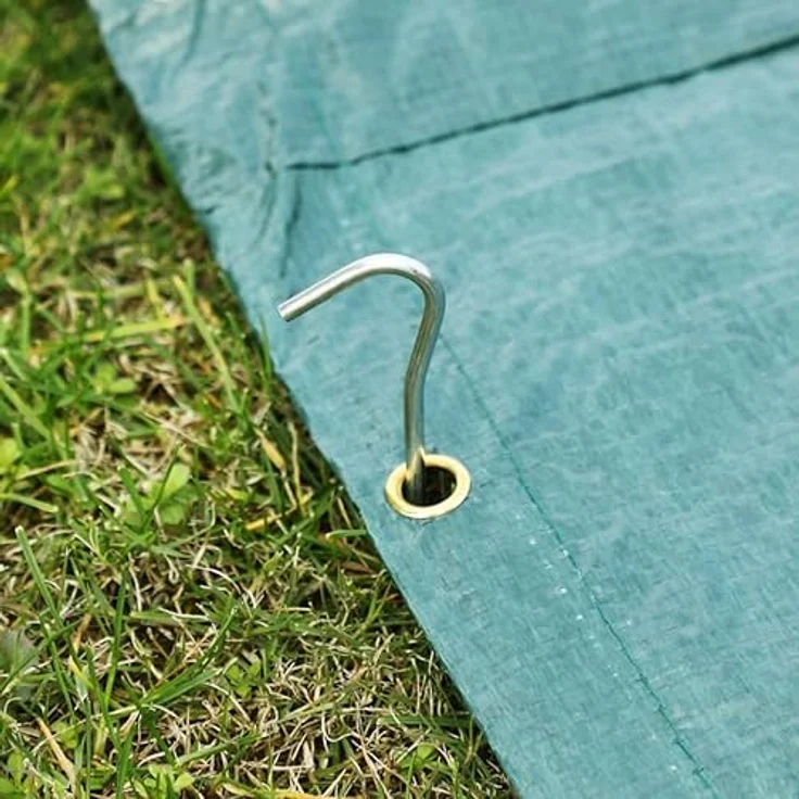 Heringe Erdnagel Ø 3,5mm Stahl verzinkt Bodenanker 50er Set – Bild 3