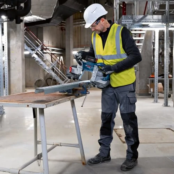 Bosch Professional Bandsäge Akku-Bandsäge GCB 18V-127, Metallschneiden mit hoher Leistung, vibrationsarm und funkenfrei – Bild 5
