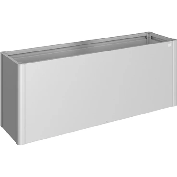 Biohort Hochbeet 2x0,5 201 x 53 cm silber, metallic Metall Hochbeet